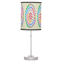 Modern colorful table lamp