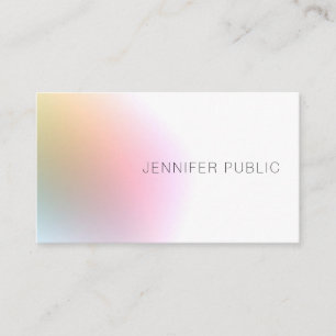 Modern Colorful Template Elegant Professional Business Card