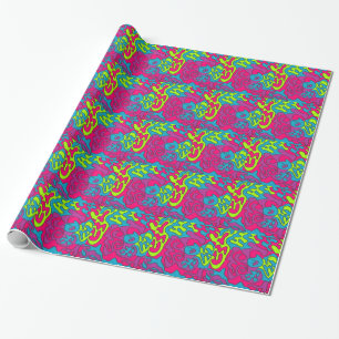Modern Colorful Textured Background Wrapping Paper