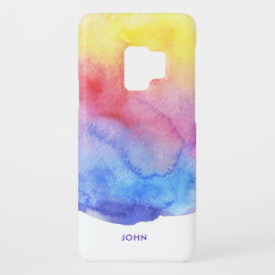 Modern Colorful Watercolors Shape Case-Mate Samsung Galaxy S9 Case