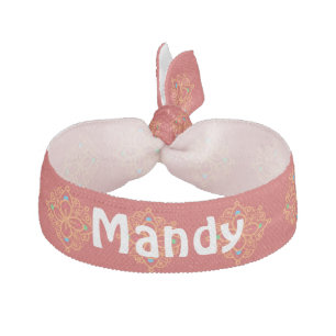 Modern Colorful Yoga Mandala Elastic Hair Tie