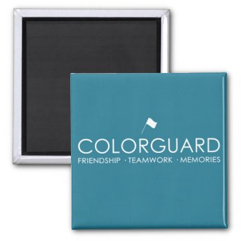 Modern Colorguard Magnets by ColorguardCollection at Zazzle