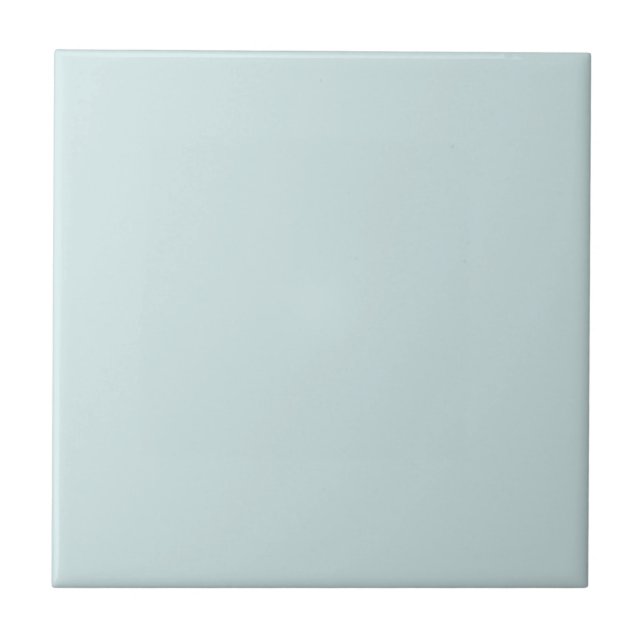 Modern Colors - Aqua Pastel Ceramic Tile (Front)