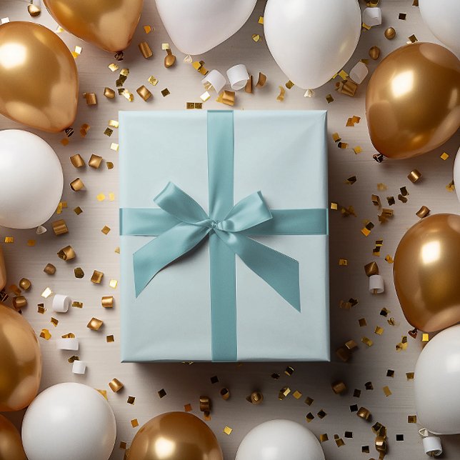 Modern Colors - Aqua Pastel Wrapping Paper Roll (Creator Uploaded)