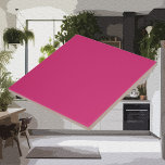 Modern Colors - Bright Magenta Ceramic Tile<br><div class="desc">Elevate your gift-giving experience with our ceramic tile in eye-catching noticeable bright magenta, the perfect foundation for presenting your beautifully wrapped gifts. Use them as stylish and practical coasters for drinks or as elegant display pieces for showcasing your wrapped treasures. Our solid colored ceramic tiles add a touch of sophistication...</div>