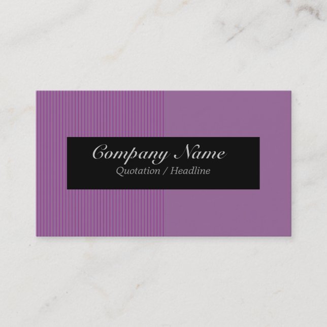 Modern Colors Business Card (Front)
