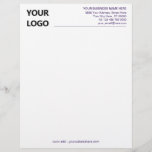 Modern Colors Business Office Letterhead with Logo<br><div class="desc">Custom Colors - Simple Personalized Your Modern Business Office Letterhead with Logo - Choose / add your favorite elements and text colors / font and size ! Resize and move or remove and add elements - Image / text with customization tool ! Add Your Logo - Image - Photo /...</div>