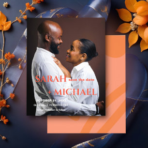 Modern Colors Collage Budget Save The Date Flyer