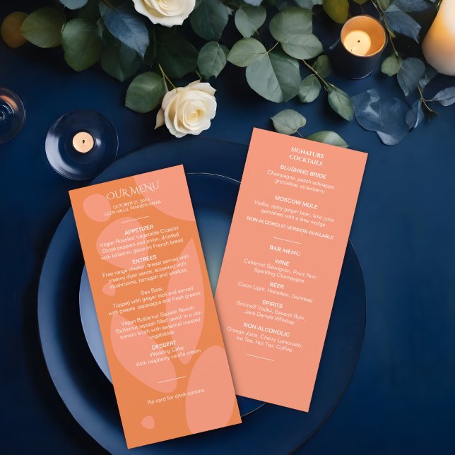 Modern Colors Collage  Menu (Creator Uploaded)