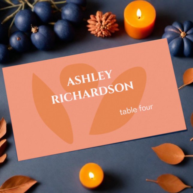 Modern Colors Collage  Place Card (Creator Uploaded)