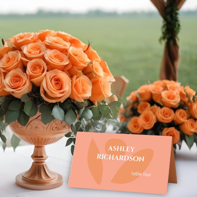 Modern Colors Collage  Place Card (Creator Uploaded)