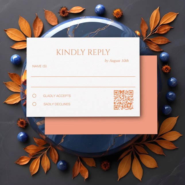Modern Colors Collage RSVP Card (Creator Uploaded)