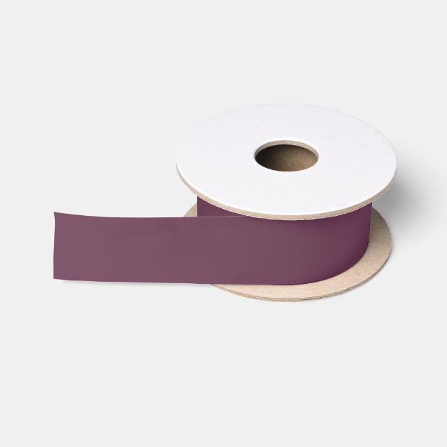 Modern Colors - Dark Berry Purple Satin Ribbon (Spool)