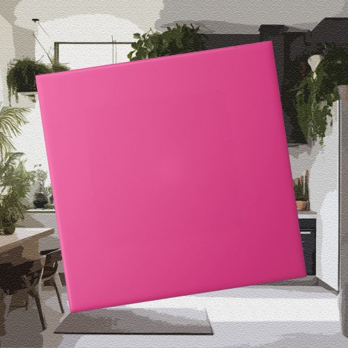 Modern Colors _ Neon Pink Purple Ceramic Tile