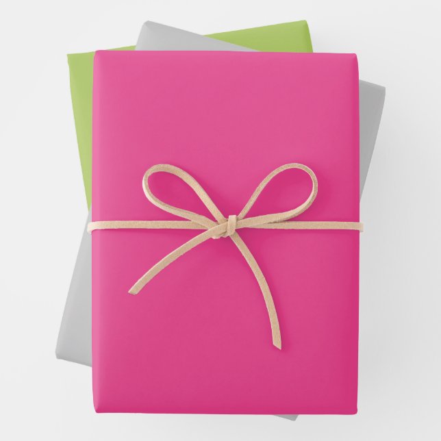 Modern Colors - Set 12 Wrapping Paper Sheets (In situ)