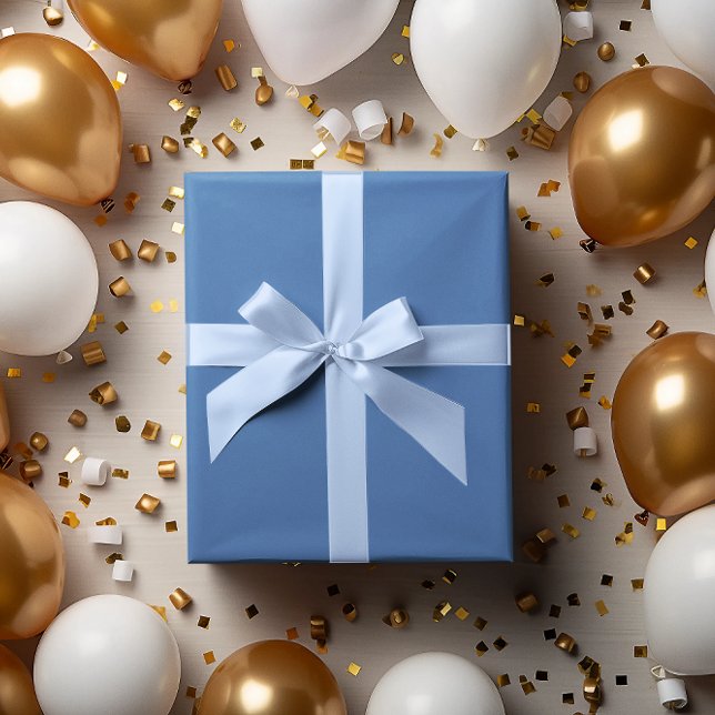 Modern Colors  Summer Sky Wrapping Paper Roll (Creator Uploaded)