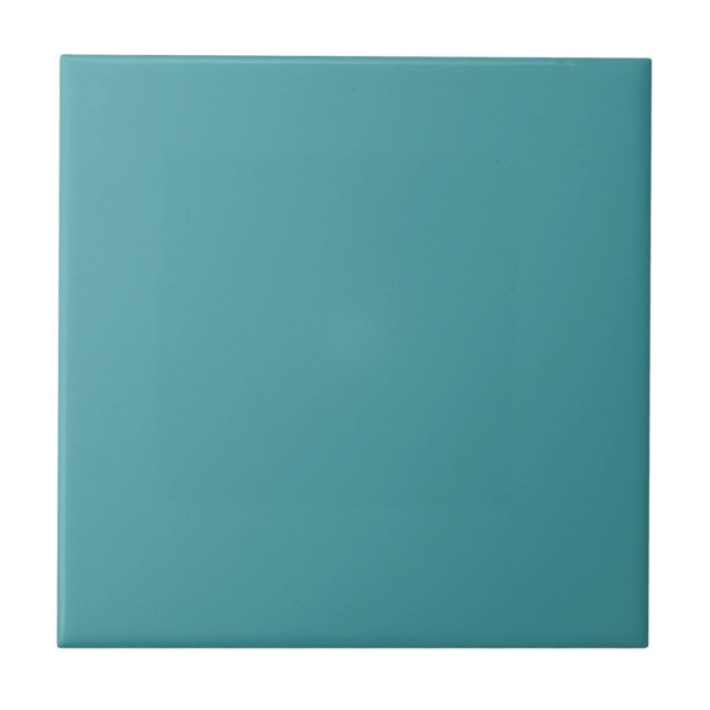 Modern Colors - Tropical Teal Ceramic Tile (Front)