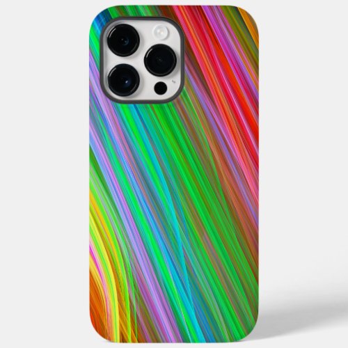 Modern colourful striped Case_Mate iPhone 14 pro max case
