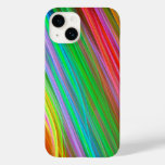 Modern colourful striped Case-Mate iPhone 14 case