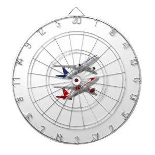 Modern Commercial Airplanes Radar Jet Pilot Dart Board