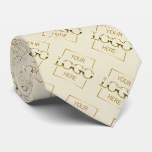 Modern Company Custom Logo Pattern Professional Neck Tie