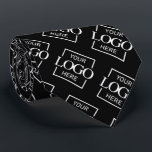 Modern Company Custom Logo Pattern Professional Neck Tie<br><div class="desc">Make a lasting impression with this custom business tie featuring your company logo in a stylish repeating pattern. Designed for modern professionals, this personalized necktie is perfect for corporate teams, small businesses, events, trade shows, or branded staff uniforms. The clean, minimalist design adds a professional touch while promoting your brand...</div>