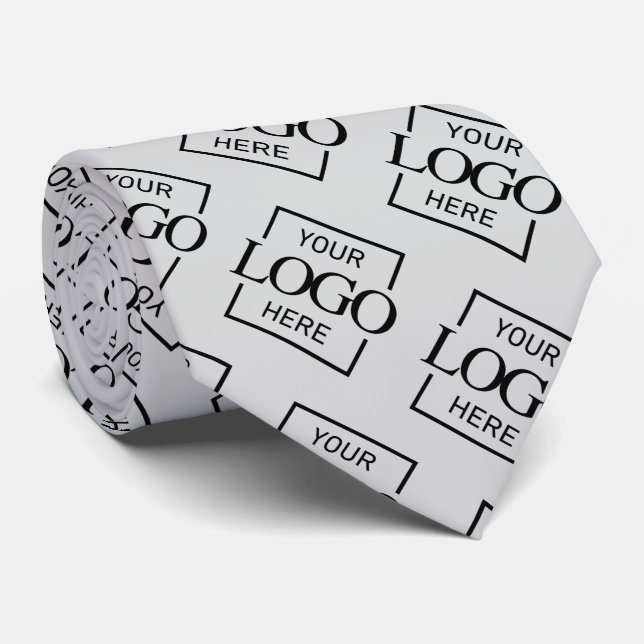 Modern Company Custom Logo Pattern Professional Neck Tie