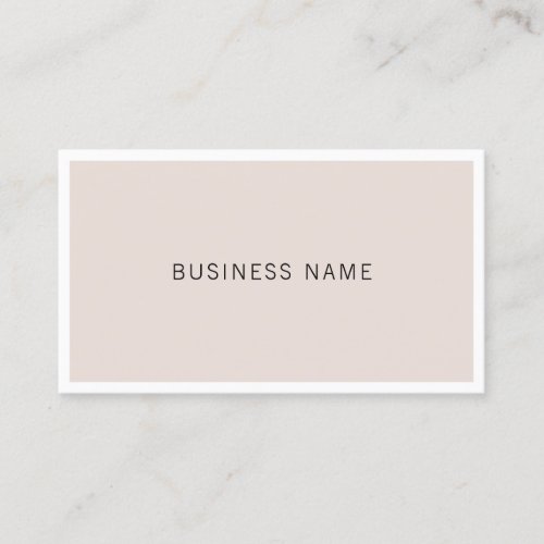 Modern Company Elegant Cool Simple Firm Plain Business Card