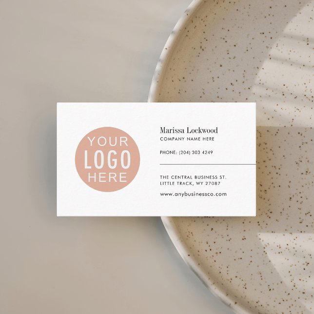 Modern Company Logo Minimalist Business Card (Modern Company Logo Minimalist Business Card)