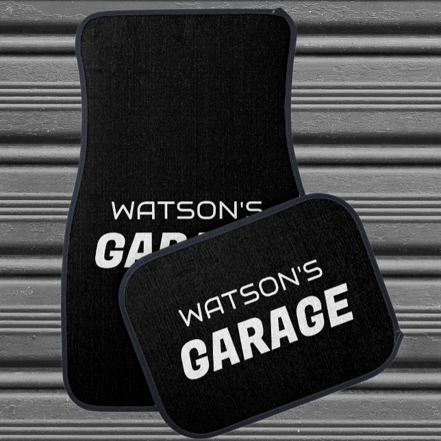 Modern Company Name Logo Car Floor Mat (Creator Uploaded)