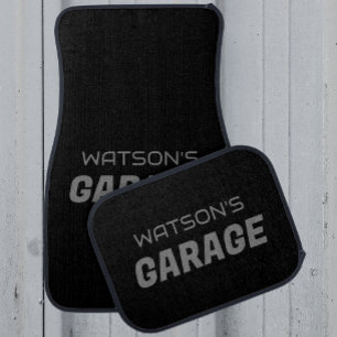 Modern Company Name Logo Car Floor Mat