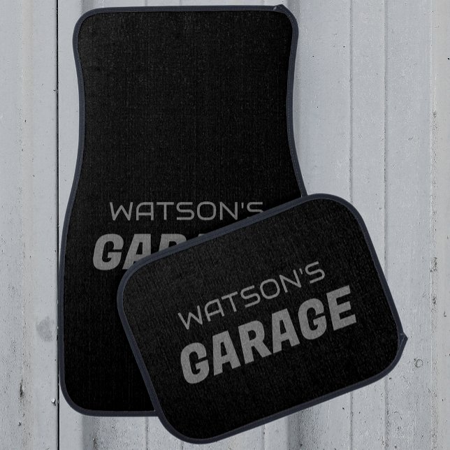 Modern Company Name Logo Car Floor Mat (Creator Uploaded)