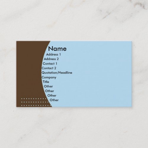 Modern Concentric Business Card