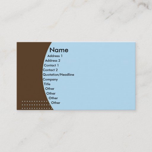 Customizable Modern Concentric Business Card