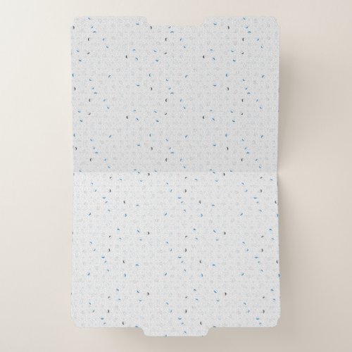 Modern Confetti Pattern Tote Bag File Folder