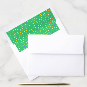 Modern Confetti Terrazzo Renewable Energy Envelope Liner