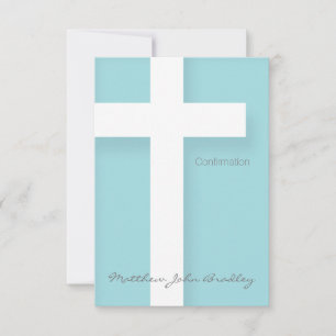 Modern Confirmation Invitation Choose your Color 2