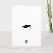 Modern Congrats Chalkboard Graduation Card (Back)