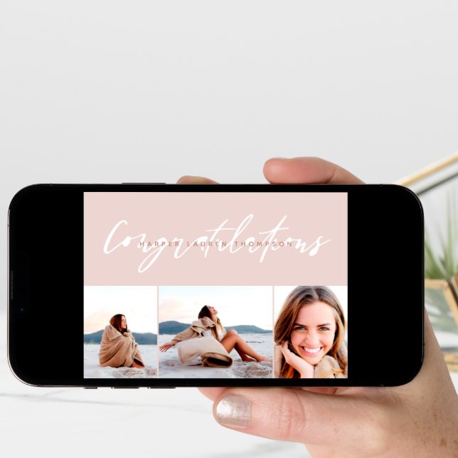 MODERN CONGRATULATIONS CARD (Front Digital)