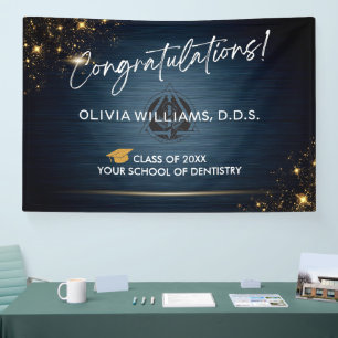 Modern Congratulations Dental Graduate DDS DMD Banner