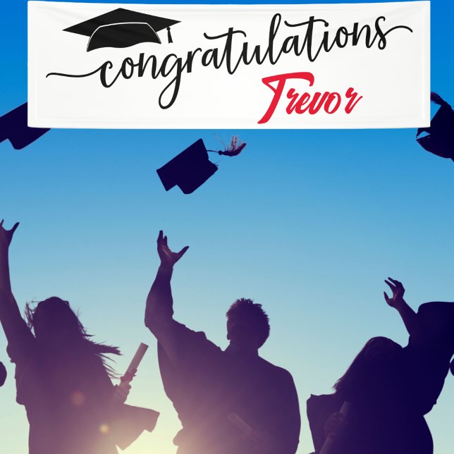 Modern Congratulations Graduation Banner (Creator Uploaded)