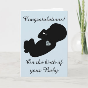 Modern Congratulations on the birth of your baby c Card