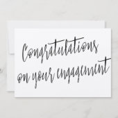 Modern "Congratulations on your engagement" (Front)