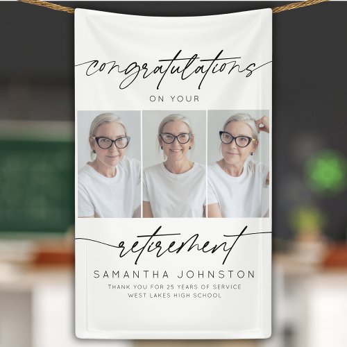 Modern Congratulations Retirement Photo