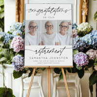 Modern Congratulations Retirement Photo