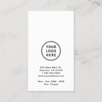 Modern Connect With Us Logo QR Code Business Card | Zazzle