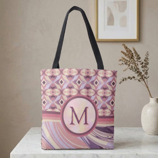 Modern Connecting Stars Tote Bag