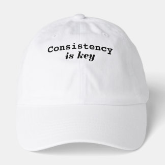 Modern Consistency Is Key Motivational Typography  Hat