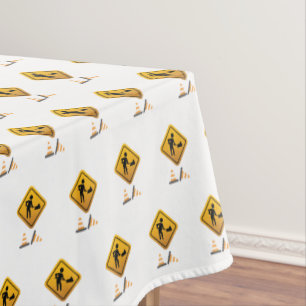 Modern Construction Boy Kids Birthday Party Decor Tablecloth
