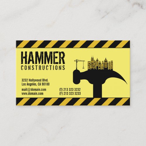 Construction Business Cards